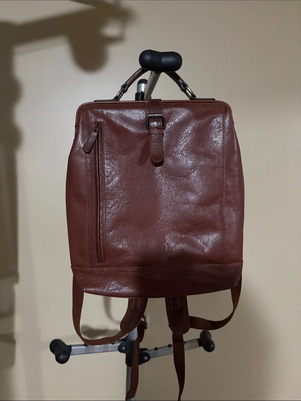 Brown Leather Backpack - Classic Carry